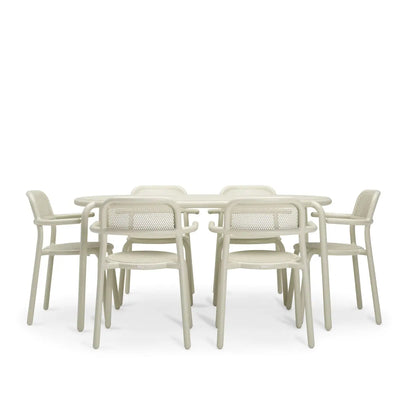 Fatboy Toni 6-seat dining table and chair set - DesertRiver.shop