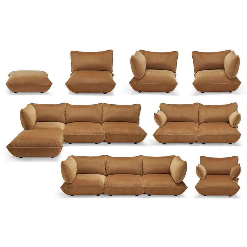 Fatboy Sumo Corner Sofa Velvet Recycled