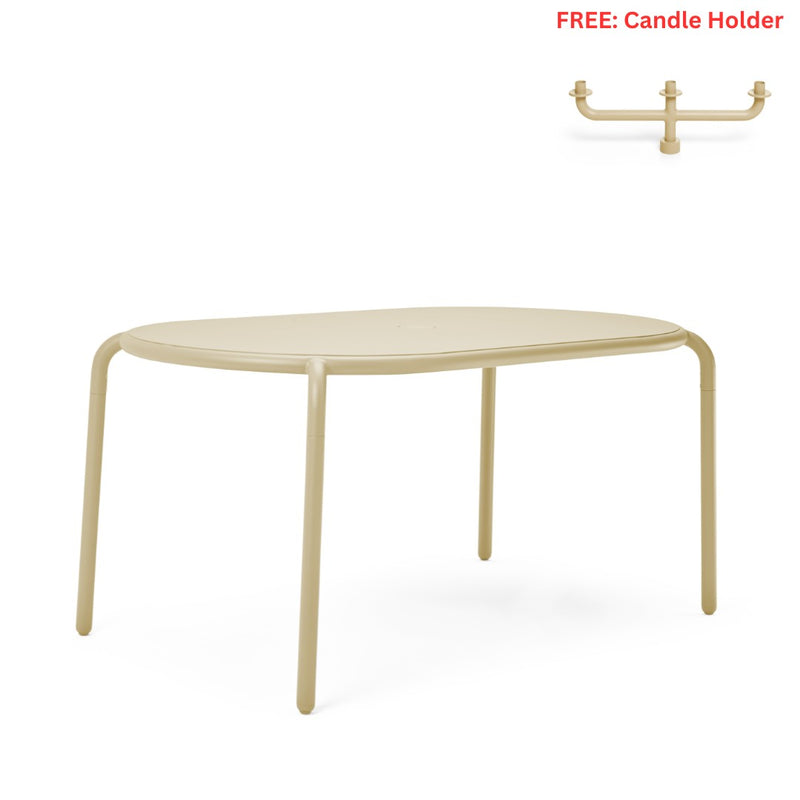 Fatboy Toni Tavolo 6-Seat Dining Table - Free Candle Holder