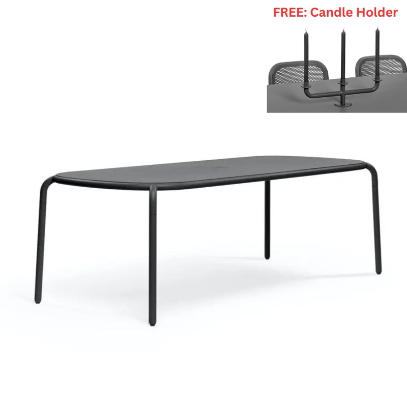 Fatboy Toni Tablo 8-Seat Dining Table - Free Candle Holder